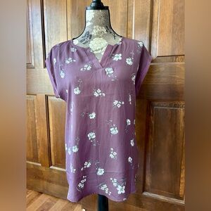 Papermoon Purple Floral Blouse